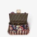 FENDI Baguette® Bag with multicolor lamé Night Butterfly embroidery - Image 5